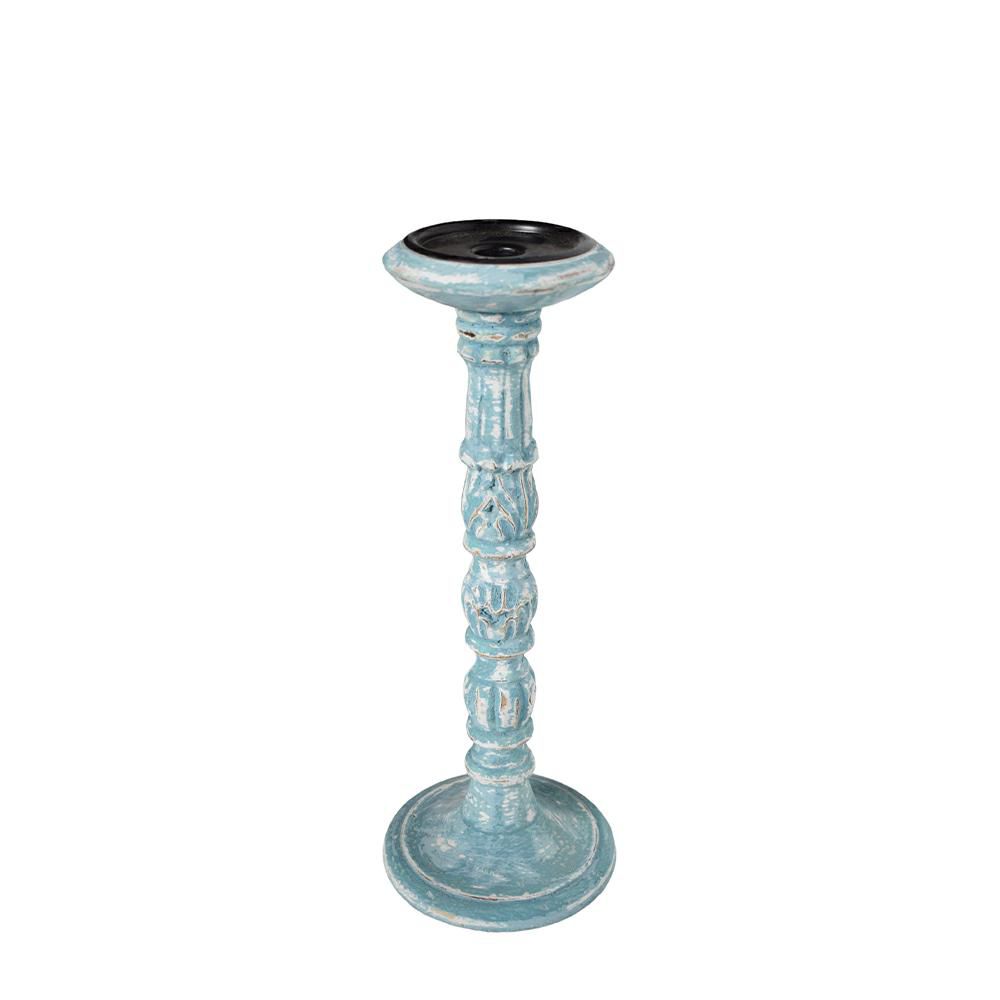 candeliere-legno-d-125cm-h-34-cm-blu-anticato