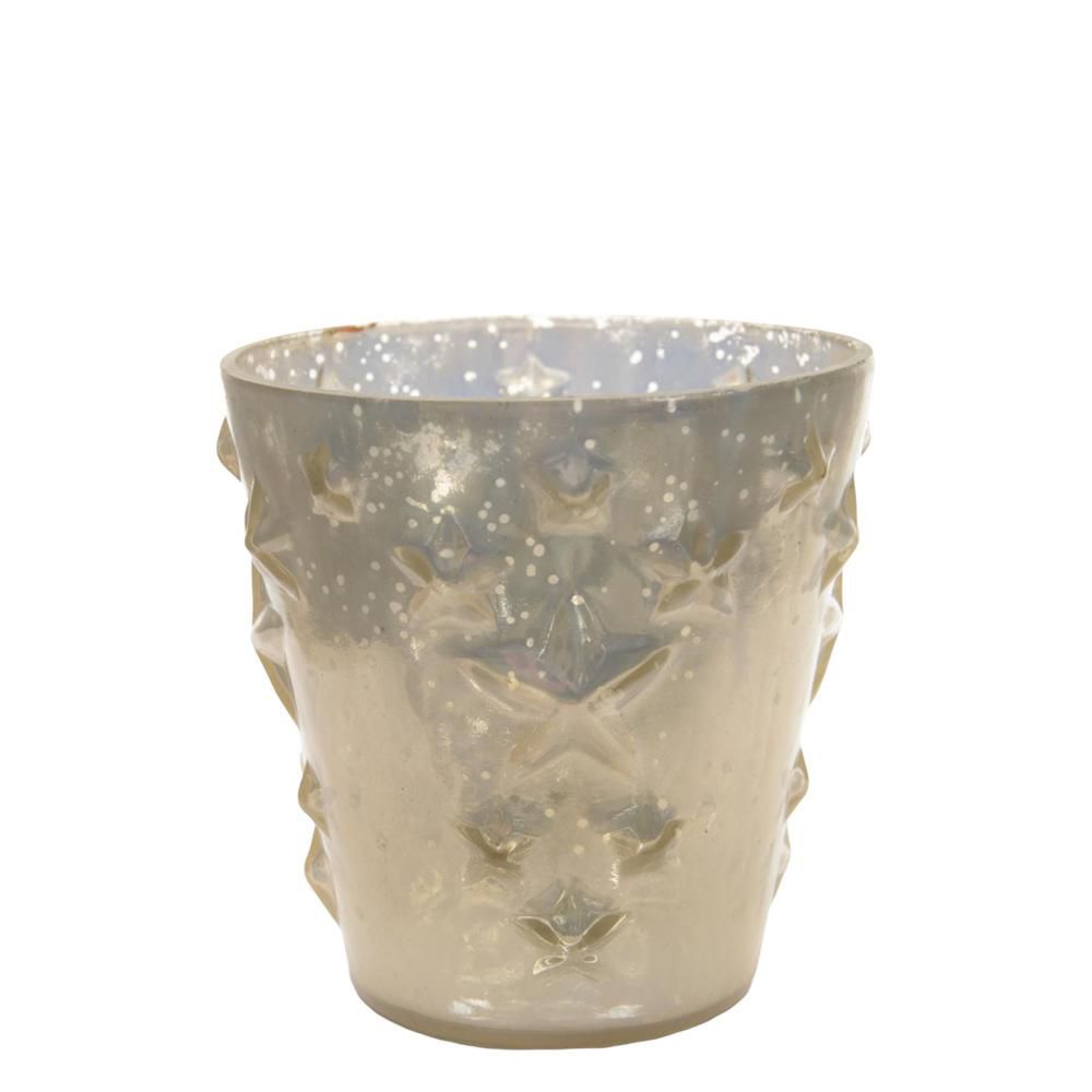 PORTATEALIGHT VETRO D.10 PERLA