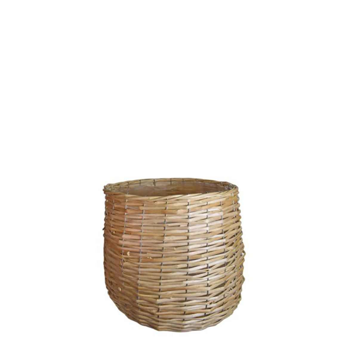 CESTO VIMINI D.27 CM H.27 CM NATURALE