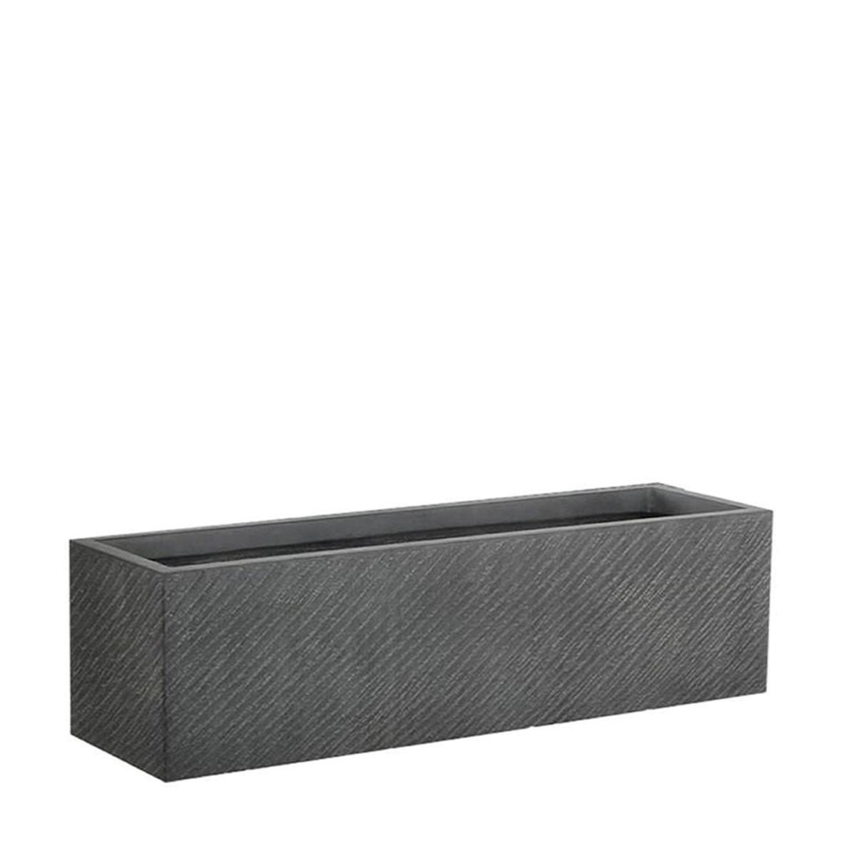 FIORIERA POLIRESINA 65X30 CM H.30 CM GRIGIO