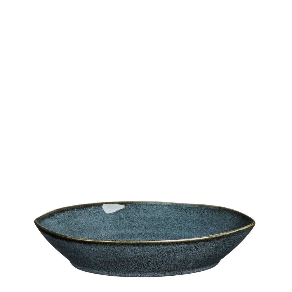 SET 6 PIATTI CERAMICA D.23 CM H.4,5 CM -RACCO- GRIGIO