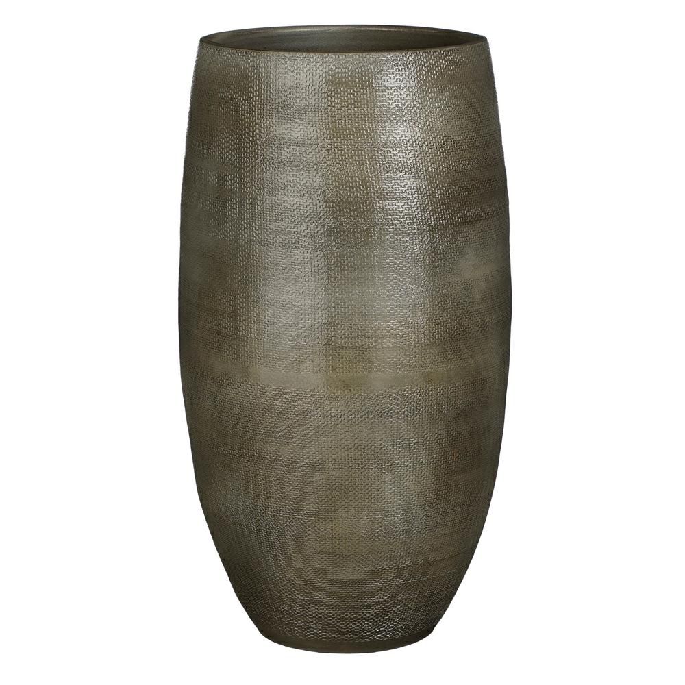 VASO CERAMICA D.39 CM H.70 CM -PORTO- MARRONE