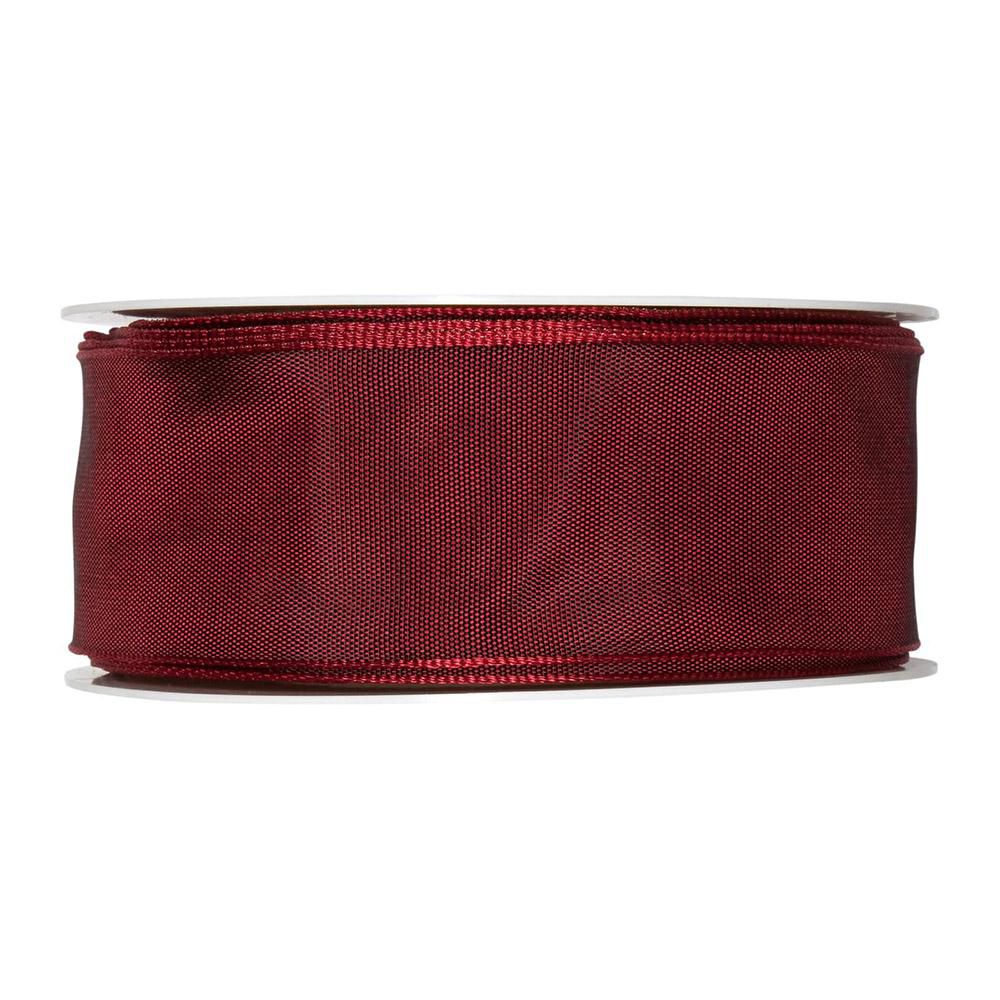 NASTRO ART.9240 40MM 25MT ROSSO/BORDEAUX