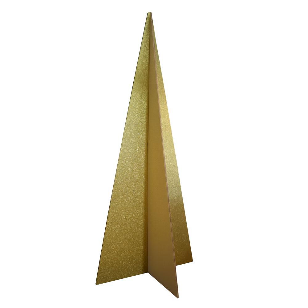 ALBERO 3D LEGNO D.1043 CM H.2470 CM GLITTER ORO