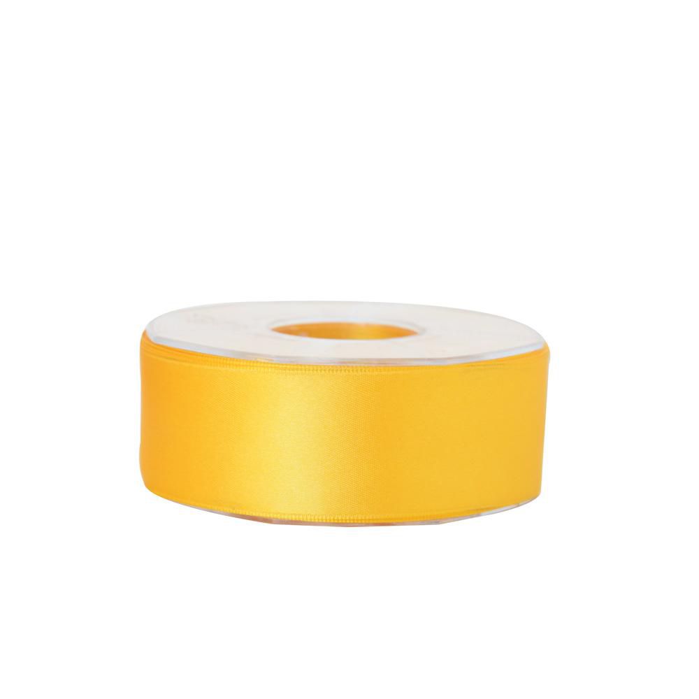 NASTRO DOPPIO RASO 40MM25MT H.Q. GIALLO OCRA