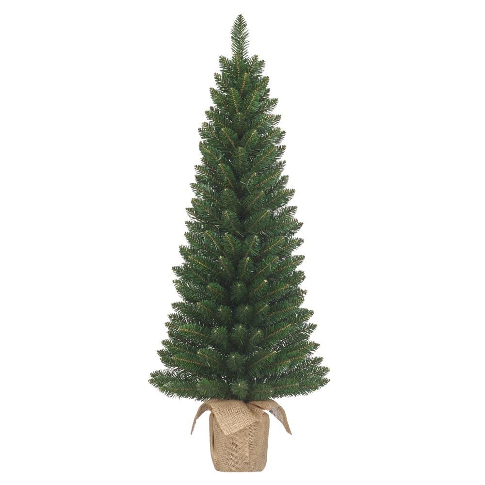 ALBERO NATALE C/SACCO JUTA D.51 H.120 CM TIPS 166 -GERLOS- VERDE