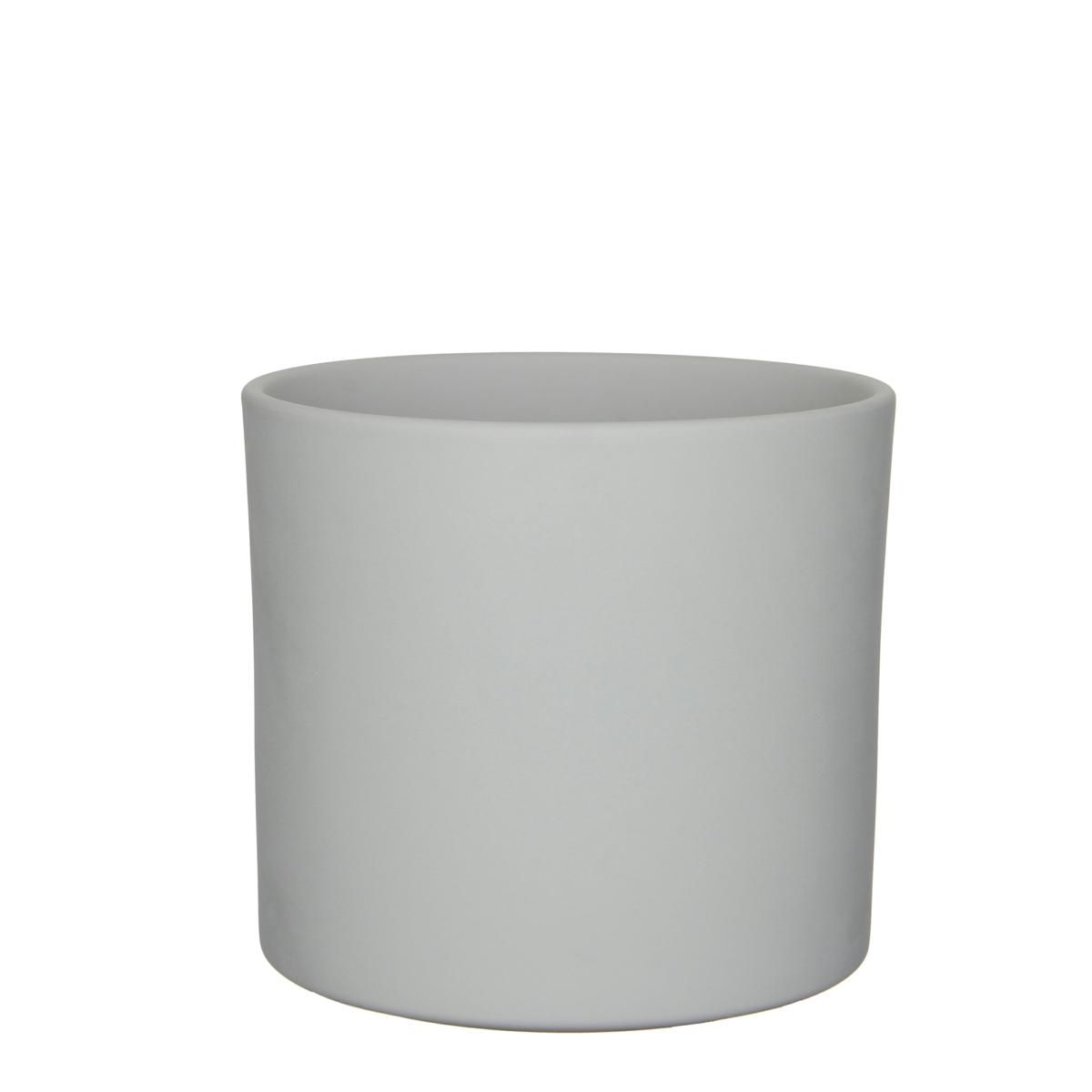 VASO CERAMICA TONDO D.28 CM H.26 CM -ERA- GRIGIO