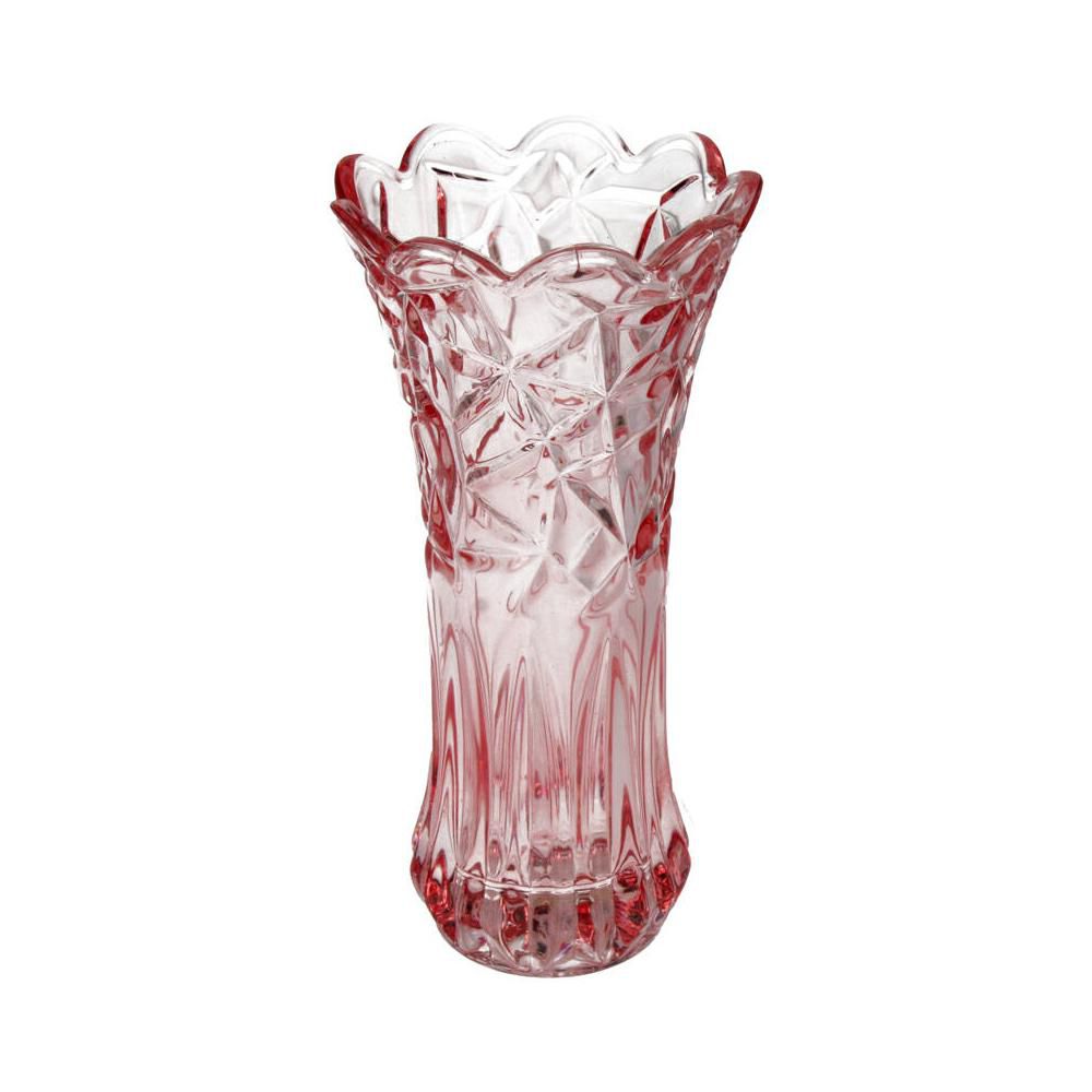 VASO VETRO D.10 CM H.20CM ROSA