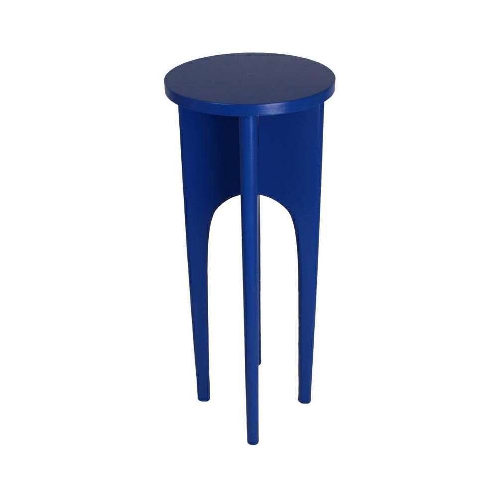 TAVOLO/ALZATA MDF D.32 CM H.90 CM BLU