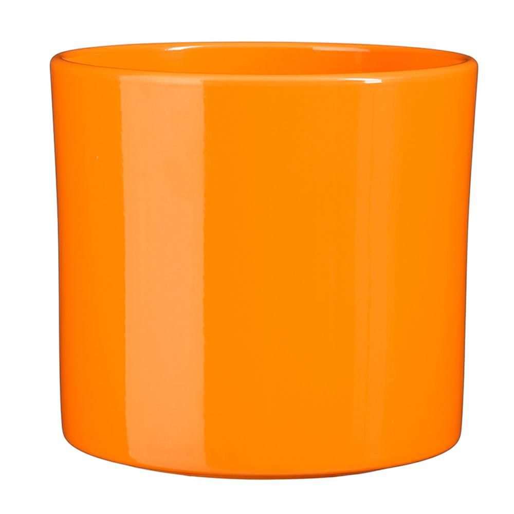 VASO CERAMICA TONDO D.28 CM H.26 CM -ERA- ARANCIONE