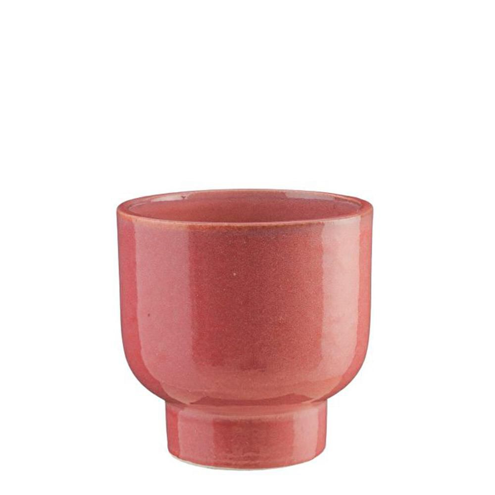 VASO CERAMICA TONDO D.29 CM H.28,5 CM -GIRONA- ROSA