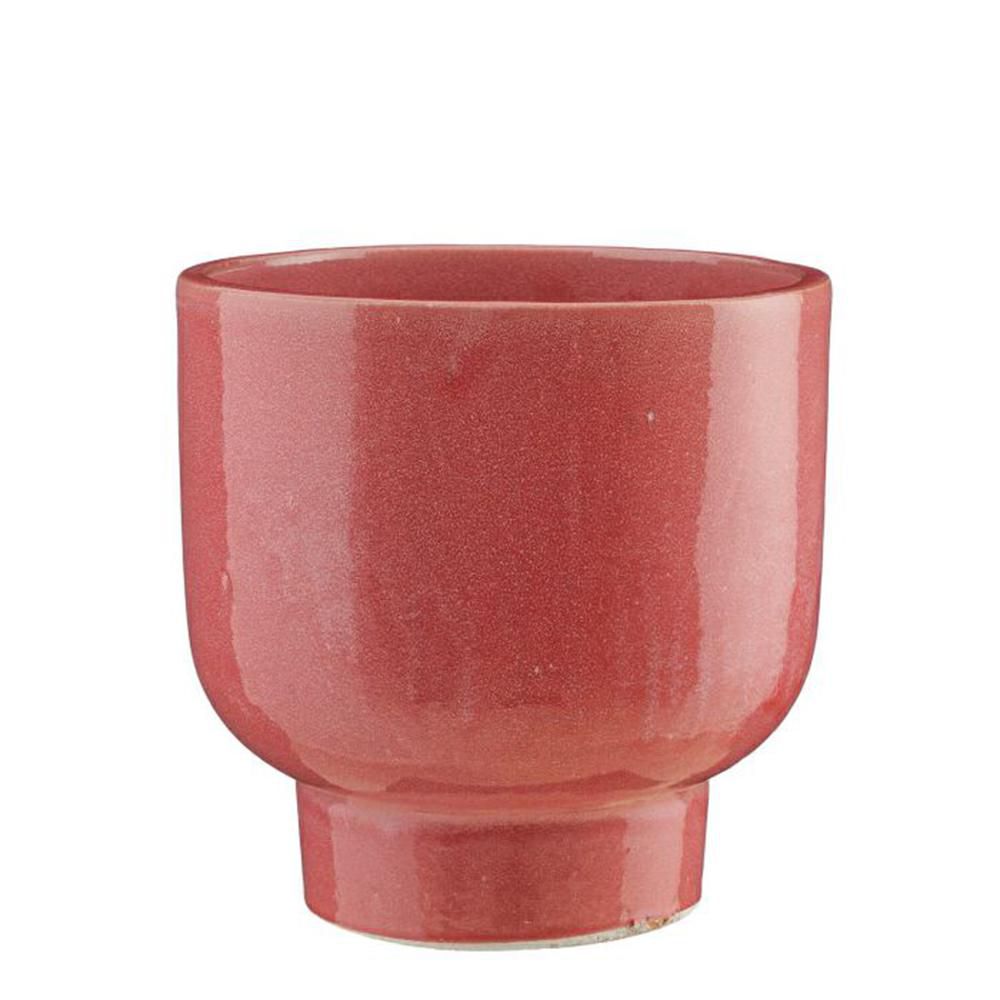 VASO CERAMICA TONDO D.36 CM H.35,5 CM -GIRONA- ROSA