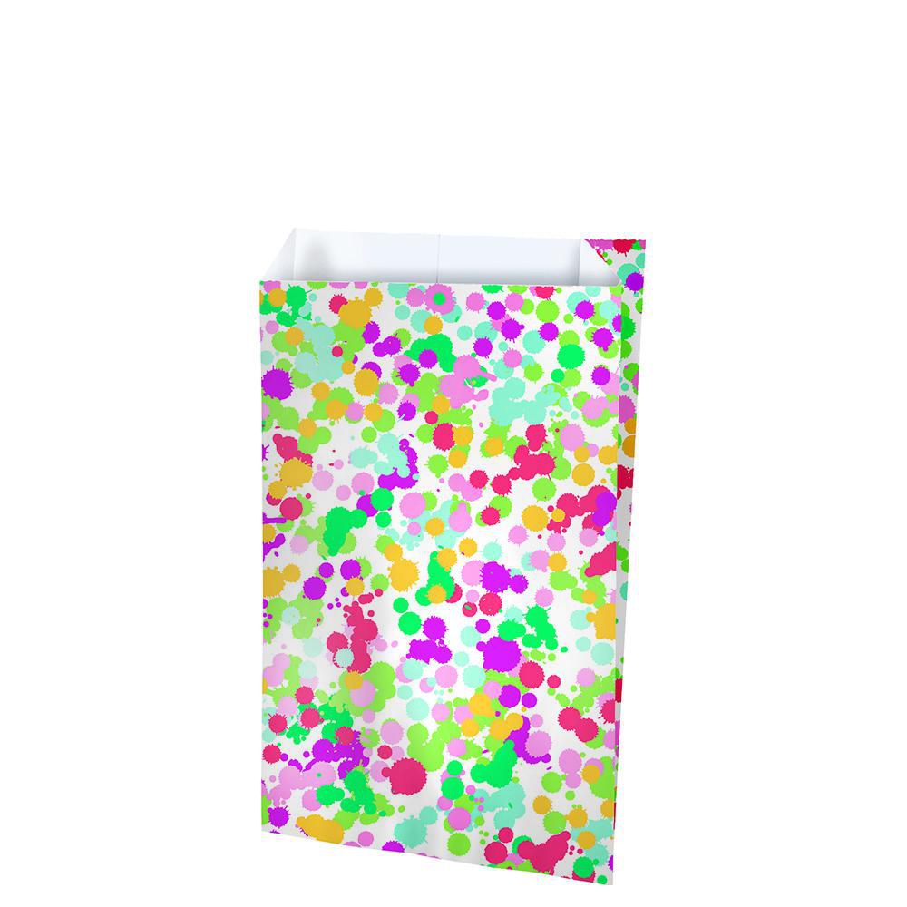 SACCHETTI CARTA 12X4,5 CM H.20 CM -NINA- CONF.PZ.150 MULTICOLOR