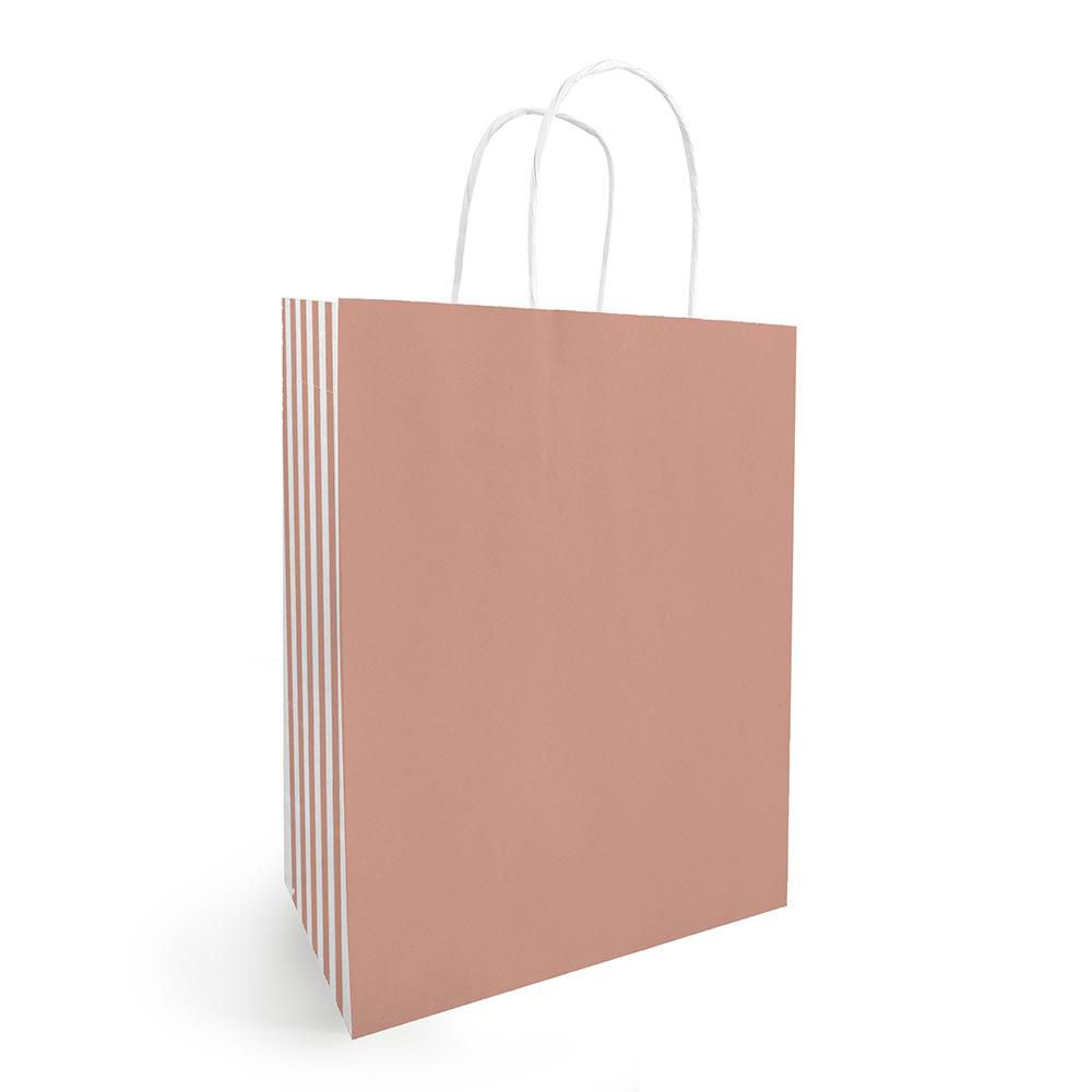 SHOPPERS CARTA SEALING 18X8X22 CM -RIGHE- CONF.PZ.50 BIANCO/ROSA SHOPPERS CARTA SEALING 18X8X22 CM -RIGHE- CONF.PZ.50 BIANCO/ROSA