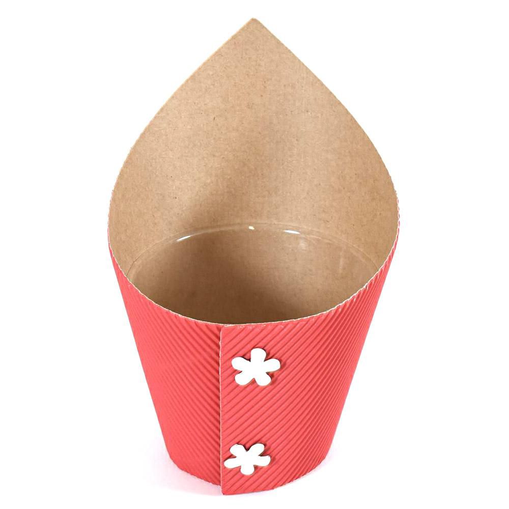 COPRIVASO CARTA D.5 CM H.7 CM CONF.PZ.12 ROSSO