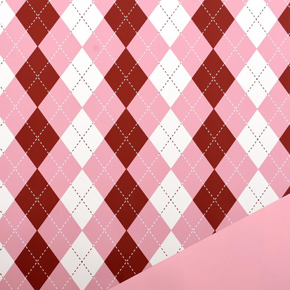 BOBINA PPL -ARGYLE- CM 100X25 MT ROSA/BOURDEAUX/BIANCO BOBINA PPL -ARGYLE- CM 100X25 MT ROSA/BOURDEAUX/BIANCO