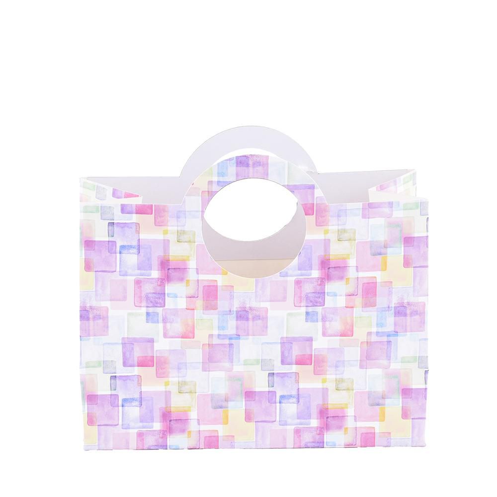 SET 6 BORSA REGALO CARTA -QUADRO-22X13,3X10CM BIANCO/ROSA/FUCSIA SET 6 BORSA REGALO CARTA -QUADRO-22X13,3X10CM BIANCO/ROSA/FUCSIA