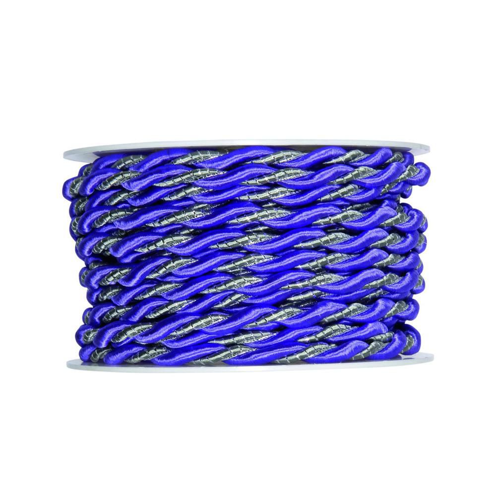 CORDINO 2CAPI ART.568 6MM. 10M.LAVANDA/GRIGIO/ARGENTO