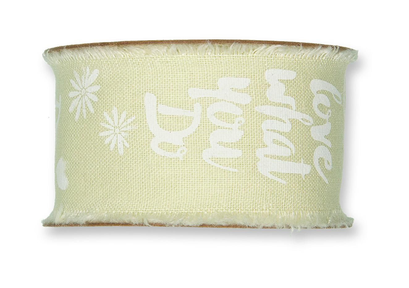 SET 3 NASTRI ART.24011 -LETTERING- 40MM 3MT VERDE PASTELLO