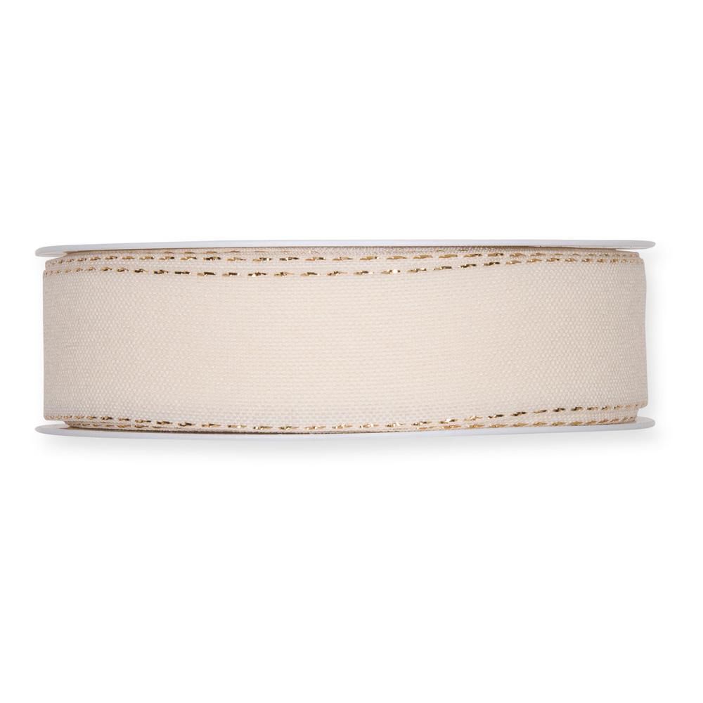 NASTRO ART.3939 25MM 20MT AVORIO/ORO