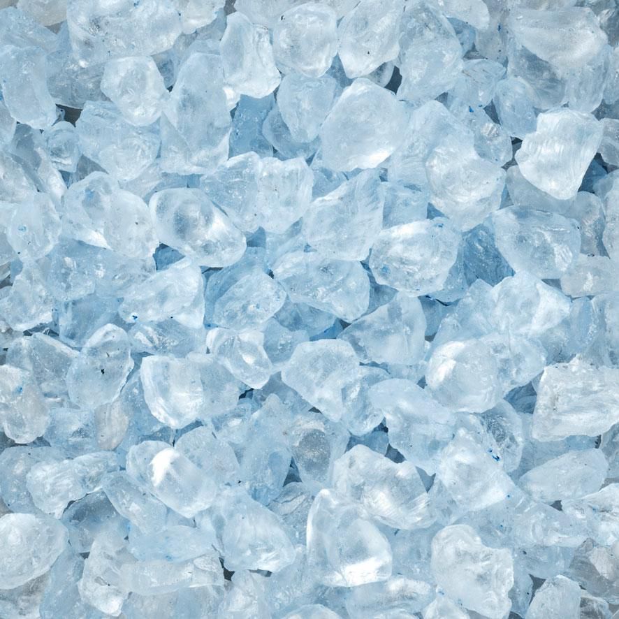 PIETRE VETRO 4-10 MM CONF.GR.1000 AZZURRO