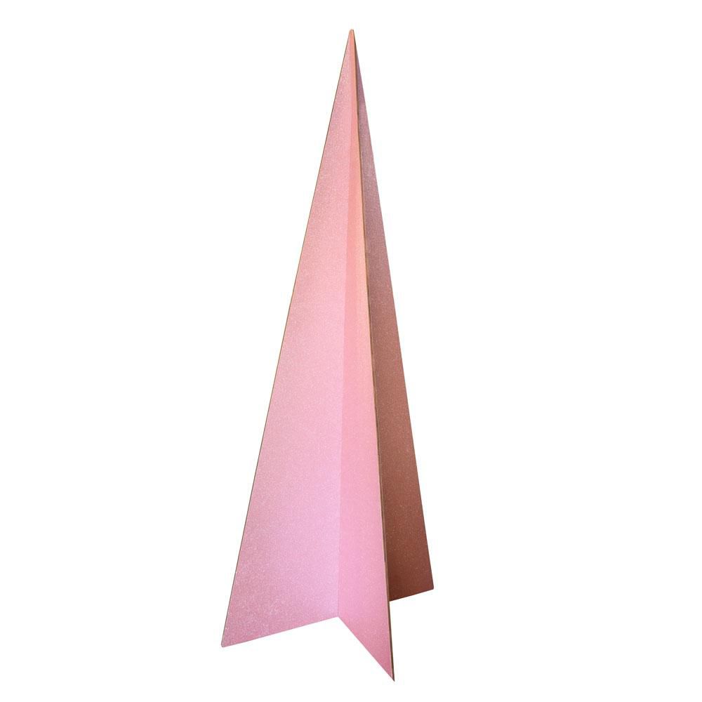 ALBERO 3D LEGNO D.1043 CM H.2470 CM GLITTER ROSA ANTICO
