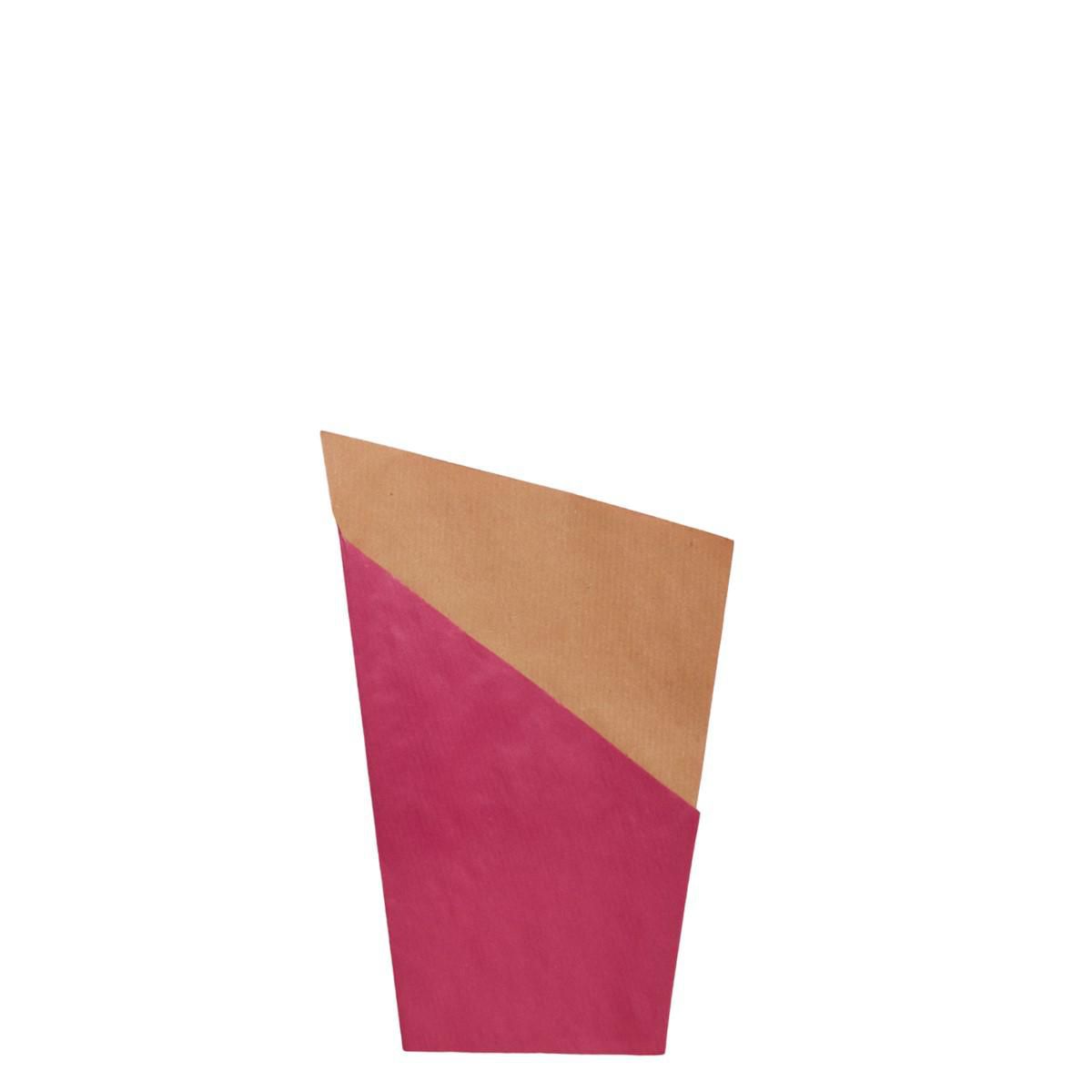 CONI CARTA KRAFT FONDO PIENO 15X10X20 PZ.50 KRAFT/CICLAMINO-04