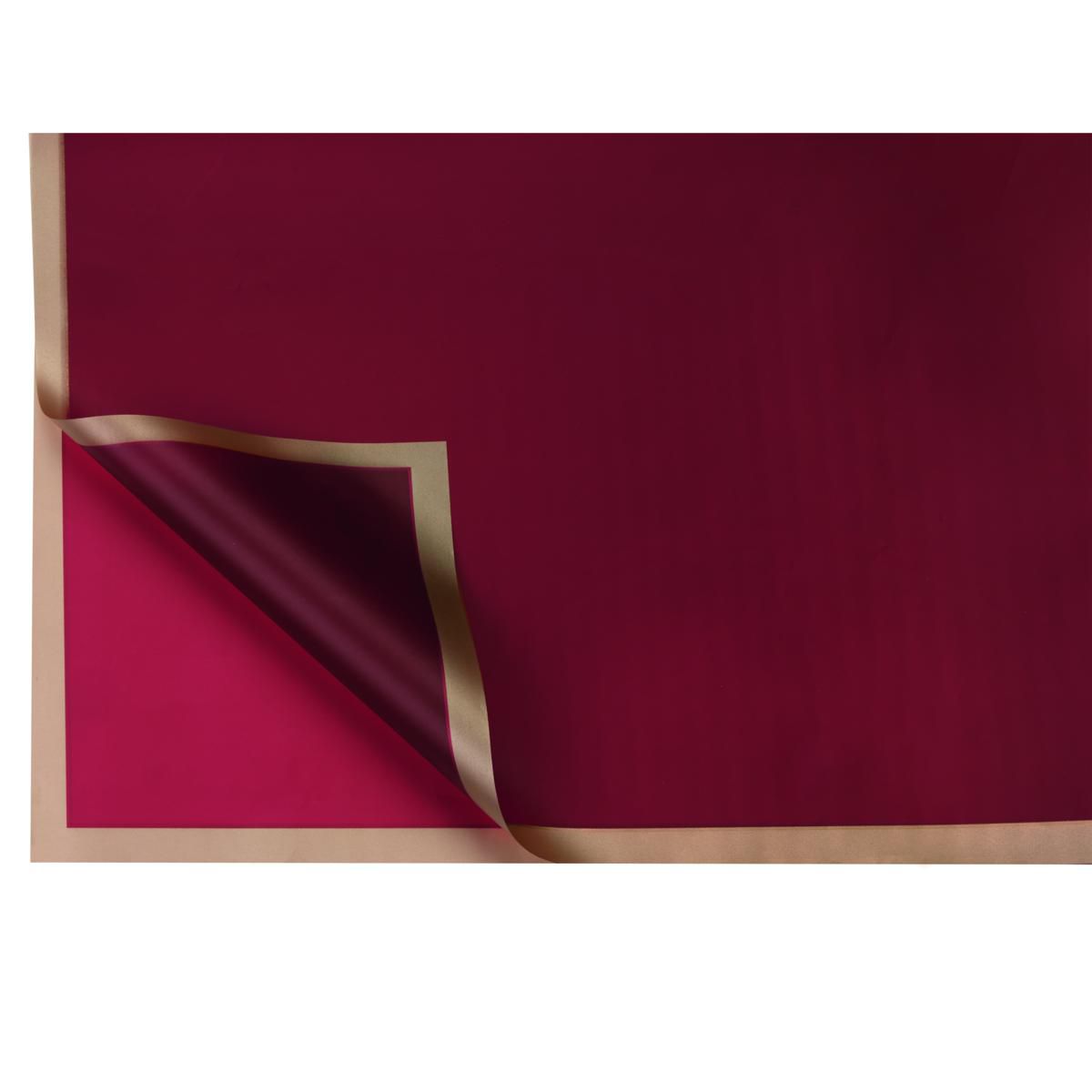 FOGLIO MAT. ORO F/PIENOCM 58X58 50MY 12PZ ROSSO-12