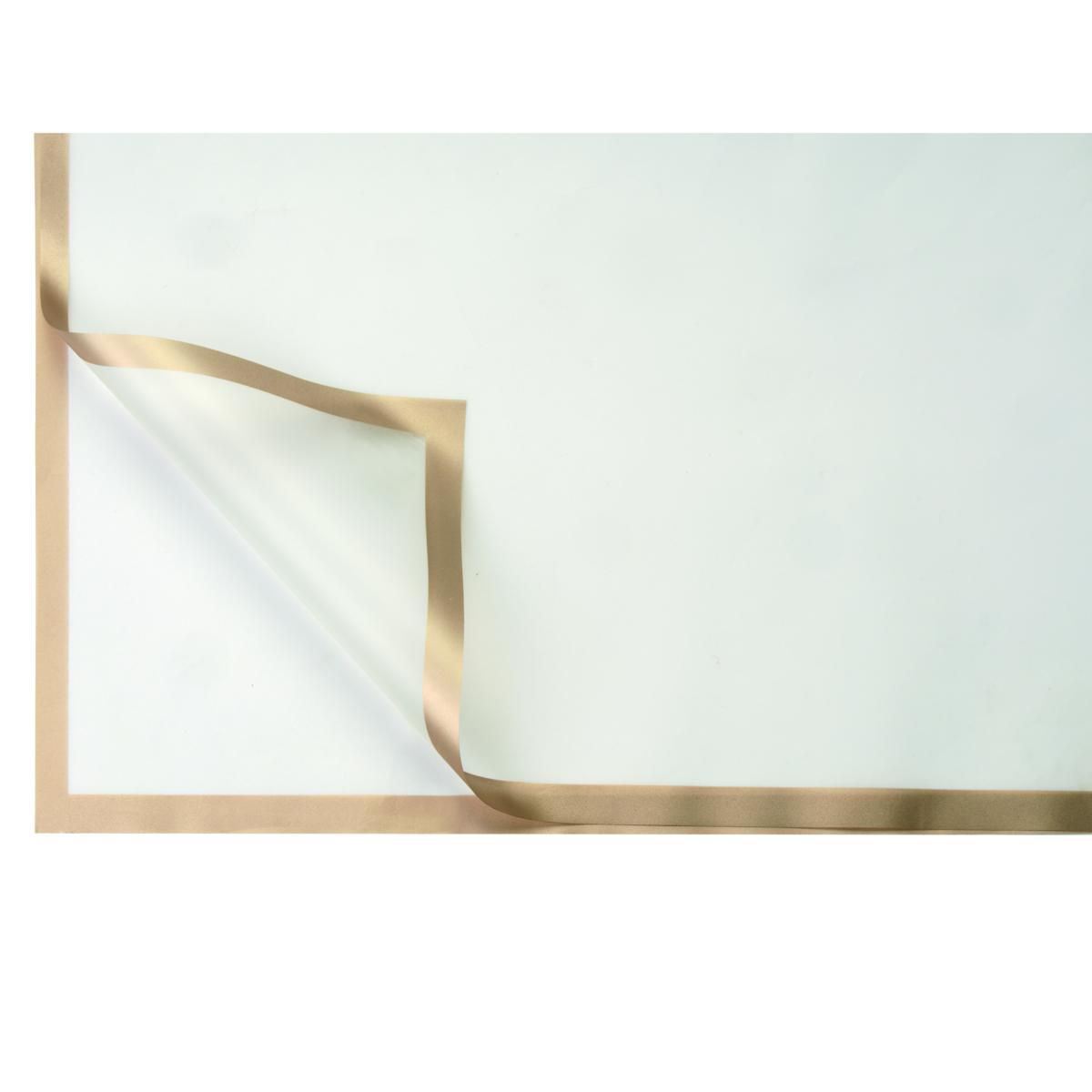 FOGLIO MAT. ORO F/PIENOCM 58X58 50MY 12PZ NEUTRO TRASPARENTE-87