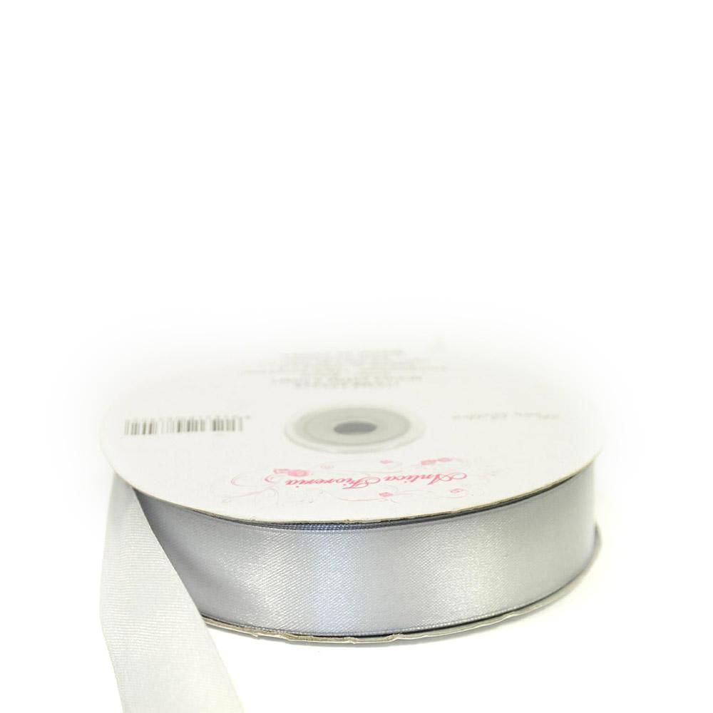 NASTRO DOPPIO RASO 25MM50MT ARGENTO