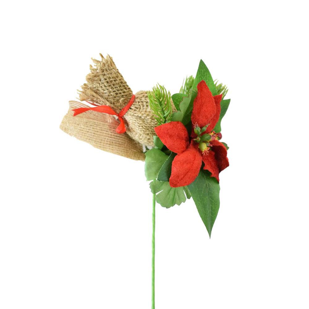 STELLA DI NATALE POINSETTIA PICK