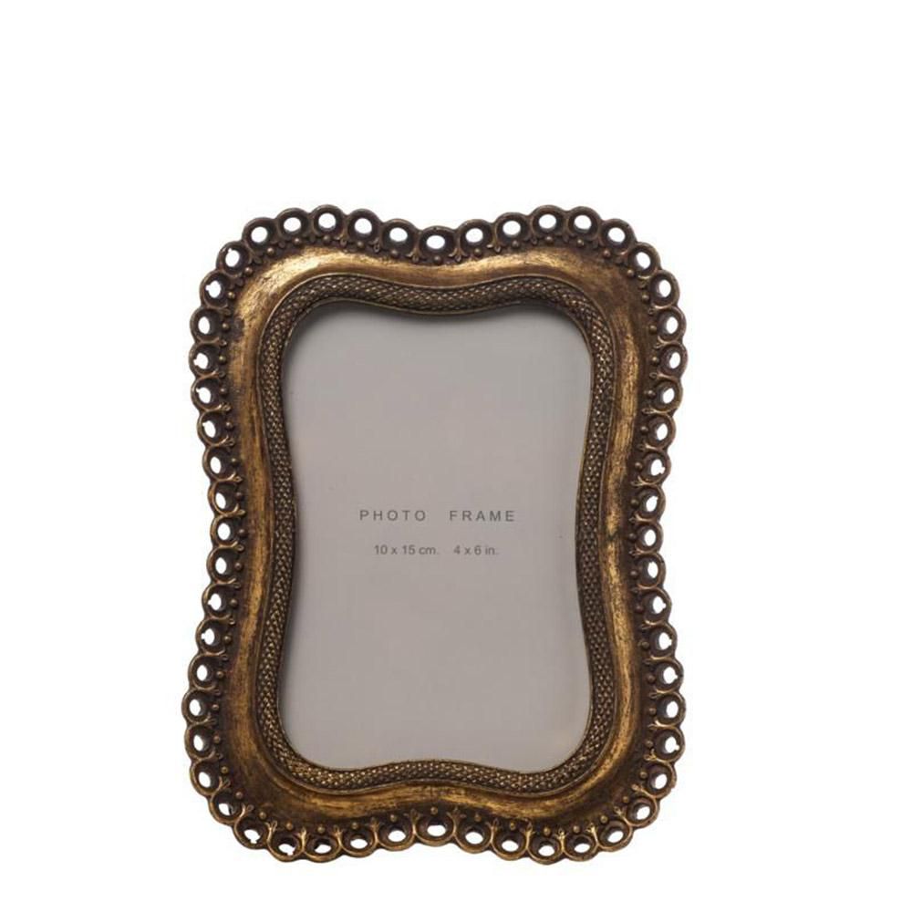 PORTAFOTO POLIRESINA 15X1,5X20 CM ORO