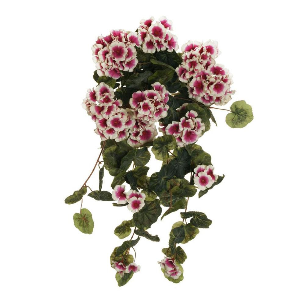 GERANIO BOUQUET D/APP. 12F CM.58 CREMA/LAVANDA