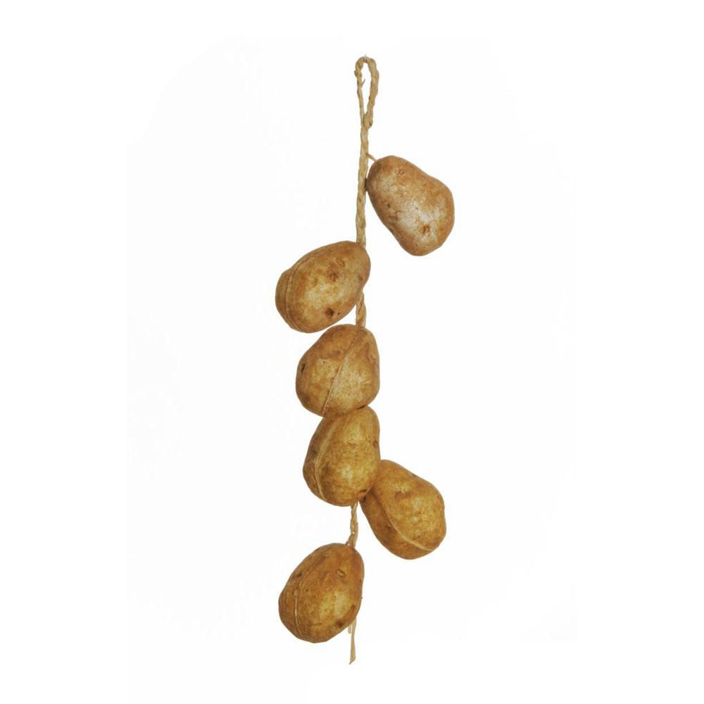 PATATE GHIRLANDA 6X CM.42 NATURALE