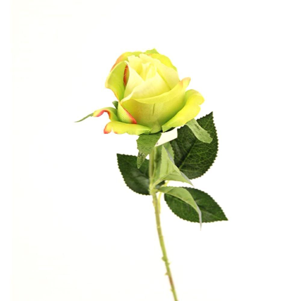 ROSA BOCCIOLO RAMO CM.67 VERDE