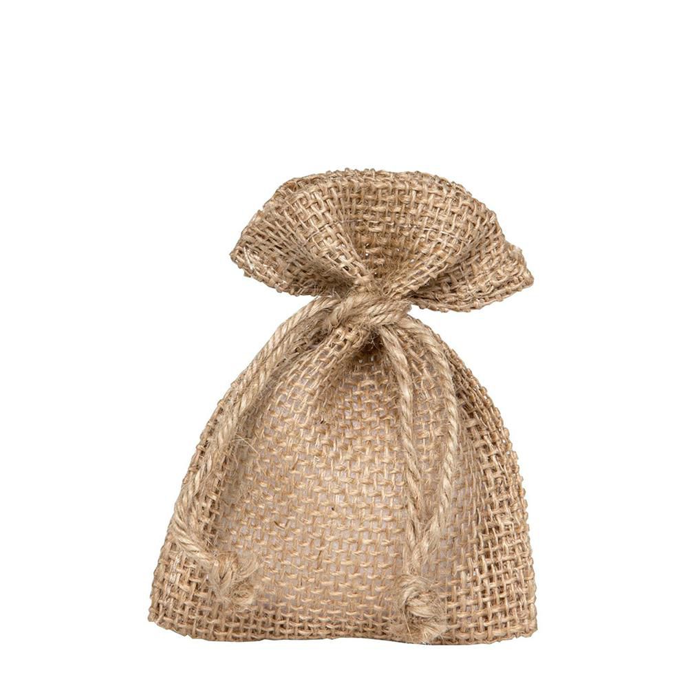 SET 10 SACCHETTINI JUTACM. 12X17 NATURALE