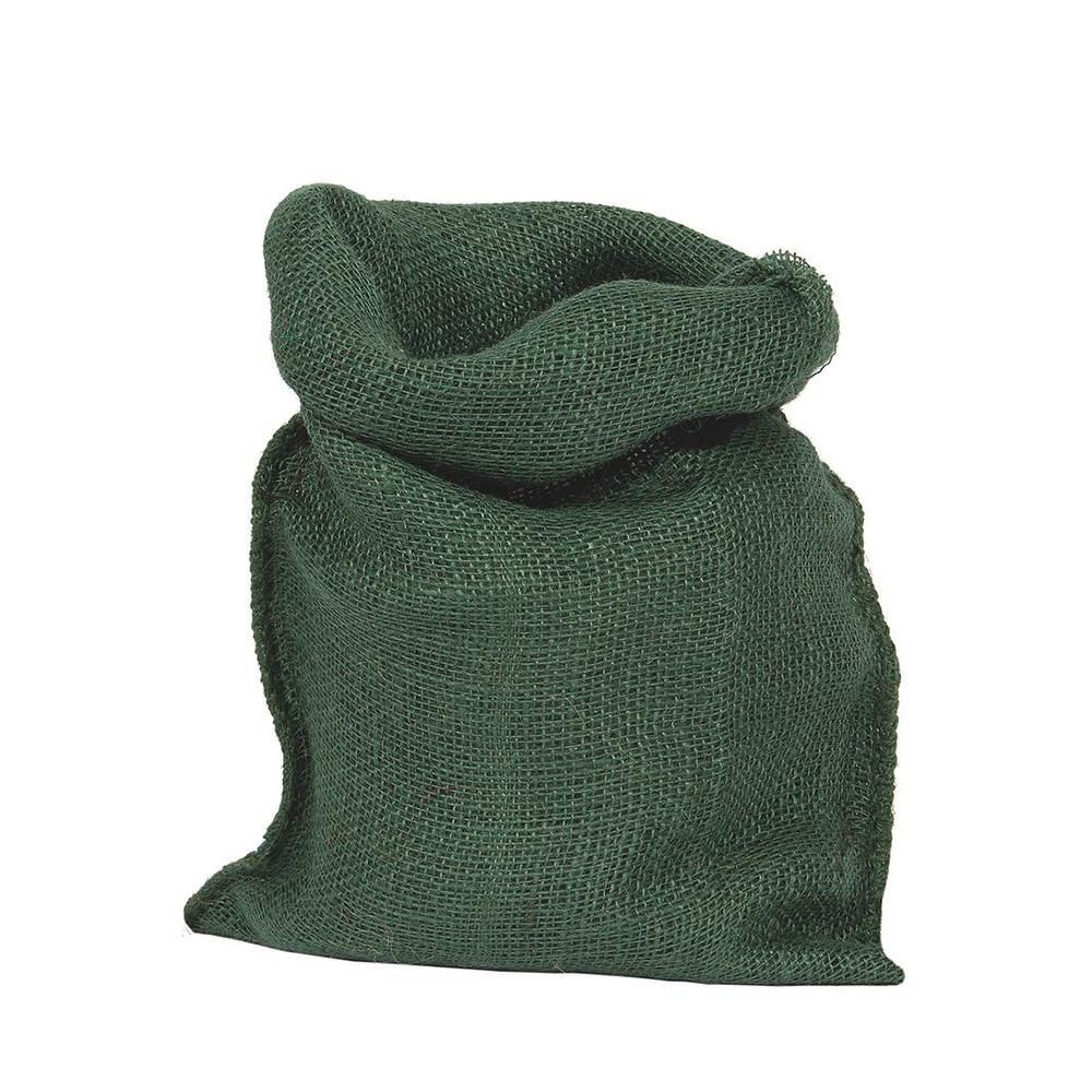 SET 6 SACCHETTI JUTA 35X35 CM H.50 CM VERDE