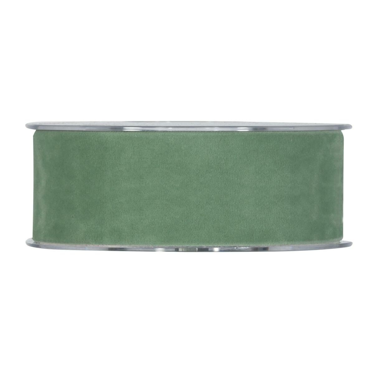 NASTRO DOPPIO VELLUTO 40MM 7MT VERDE