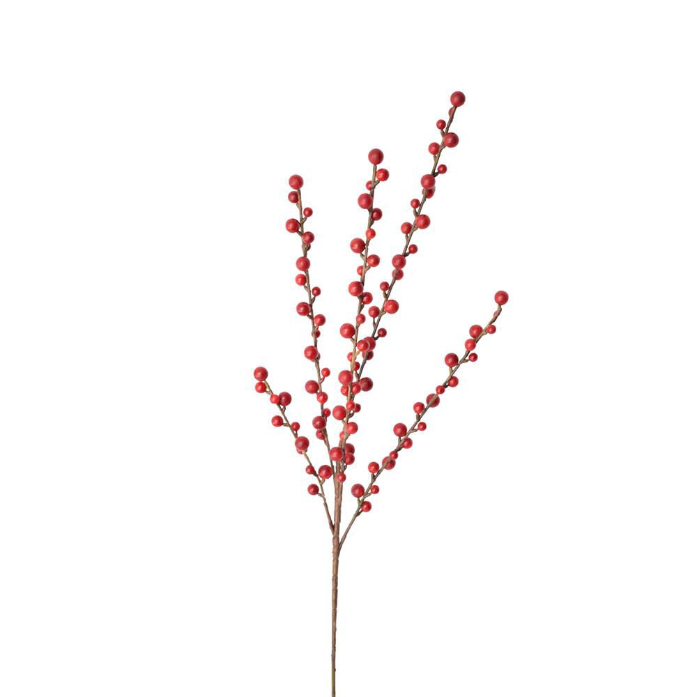 BACCHE ILEX RAMO 5X CM.70 ROSSO