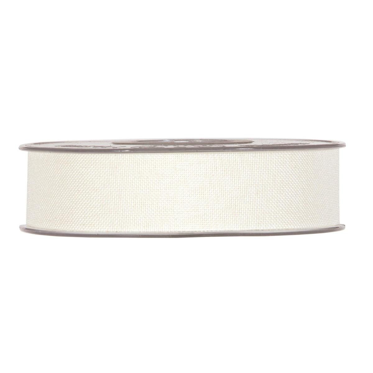 NASTRO CANVAS 25MM 20MT-JOHNNY- AVORIO