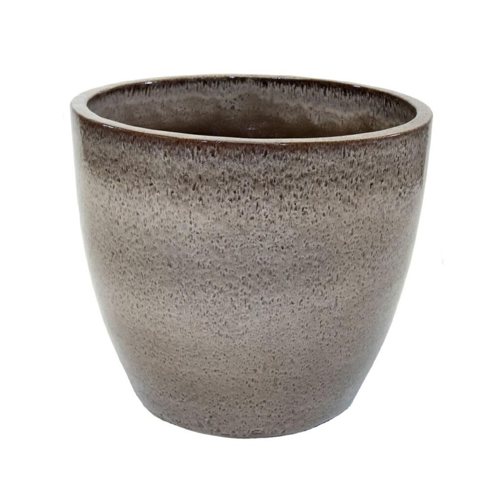 VASO CERAMICA D.58 CM H.51 CM -NOBLE EGG- MARRONE