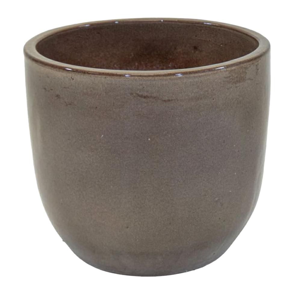 VASO CERAMICA D.58 CM H.51 CM -NOBLE EGG- MARRONE