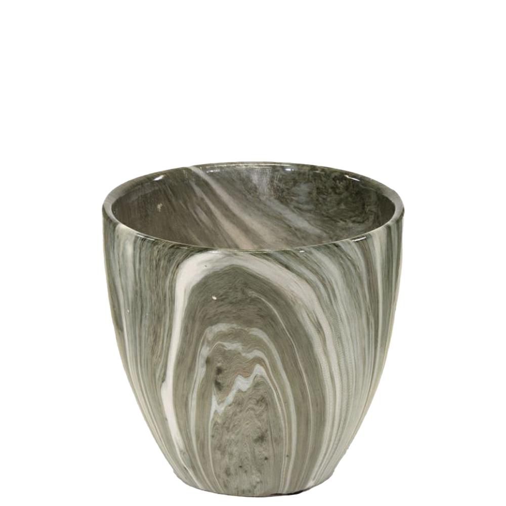 VASO CERAMICA D.16 CM H.16 CM -EMPEROR EGG- VERDE