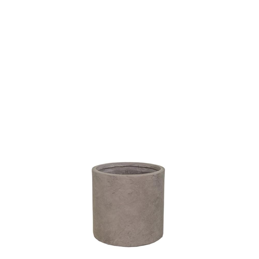 VASO POLIRESINA D.25 CMH.25 CM -CLAYFIBRE- MARRONE