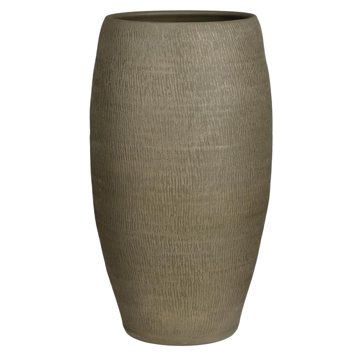 VASO CERAMICA D.39 CM H.70 CM -MORGAN- VERDE