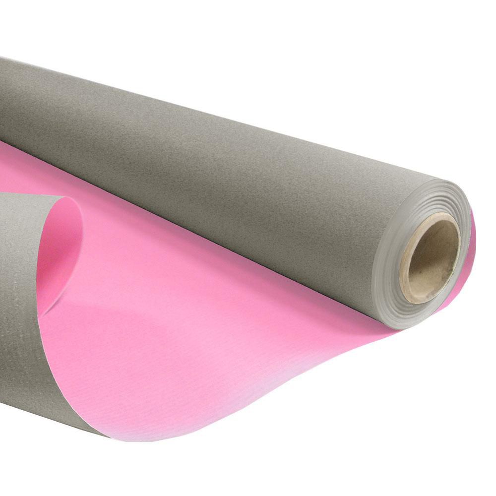 BOBINA KRAFT 0,79X40 MT60GR -DUO KRAFT- GRIGIO/ROSA