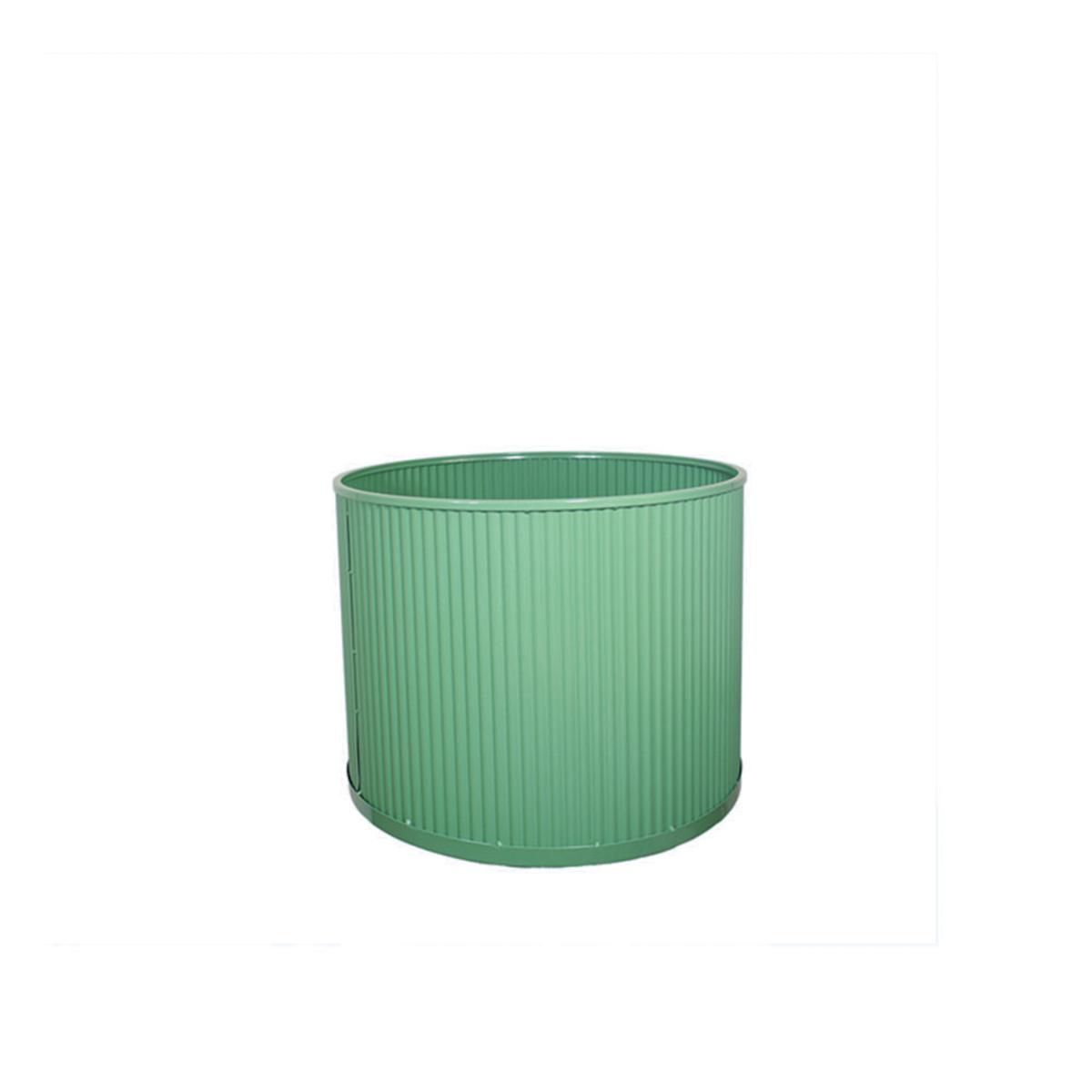 VASO TONDO LATTA D.50 CM H.37 CM VERDE