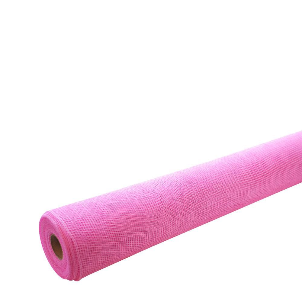 BOBINA RETE CM 53X9,10 MT ROSA SCURO