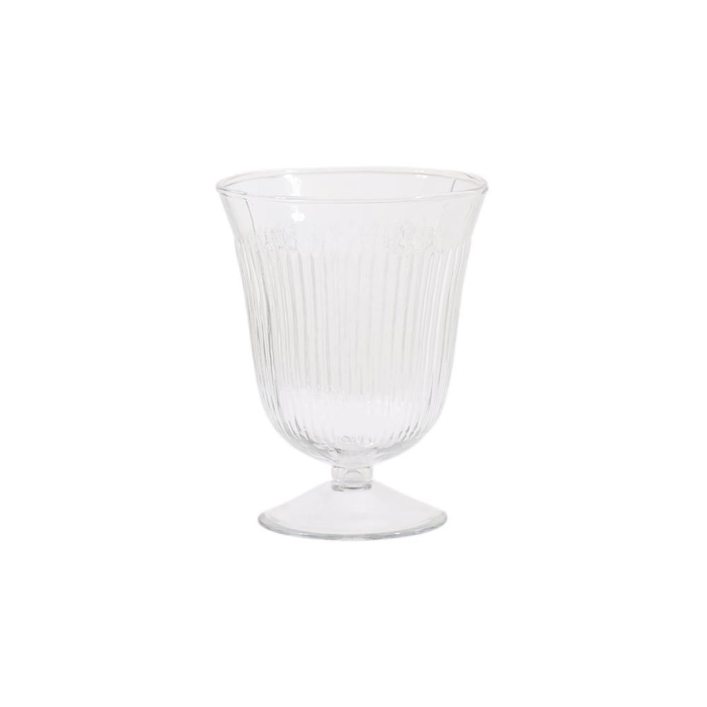 COPPA VETRO C/BASE D.10CM H.12 CM TRASPARENTE