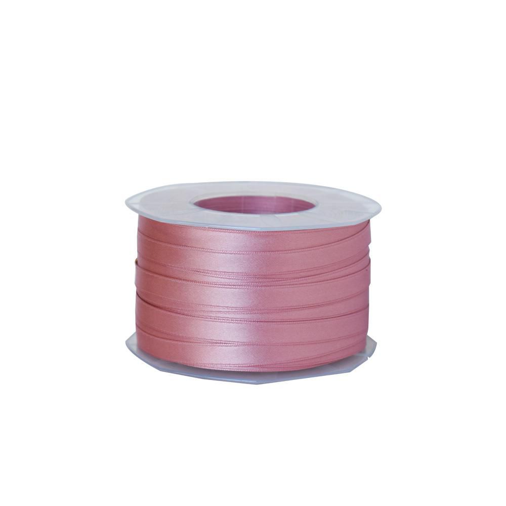 NASTRO DOPPIO RASO 10MM100MT H.Q. ROSA ANTICO